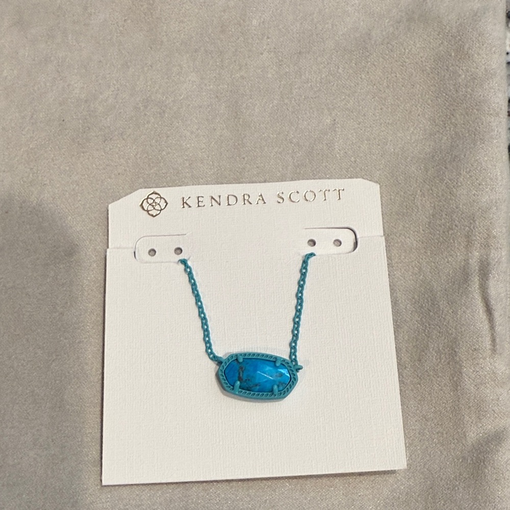 Kendra Scott Turquoise Pendant Necklace